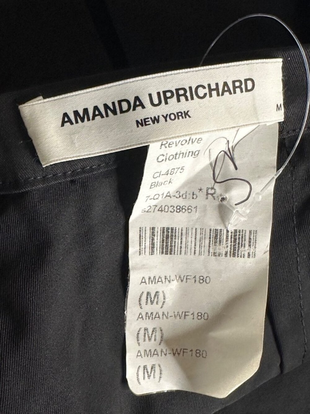 Amanda Uprichard x REVOLVE Dixon Skort in Black Medium New Womens Skirt Shorts - Picture 9 of 10